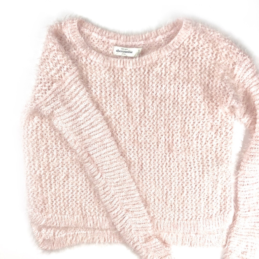 Abercrombie Kids Fuzzy Open Knit Sweater